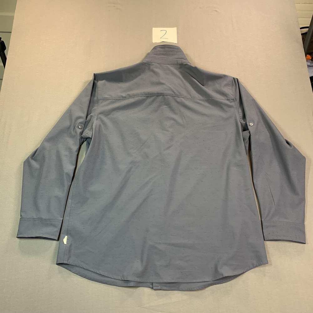 Voyager Shirt Men 2XL Blue Green Stretch Woven Long Sleeve Button Front Lot of 4 - Picture 7 of 16